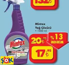 MİNTAX YAĞ ÇÖZÜCÜ
